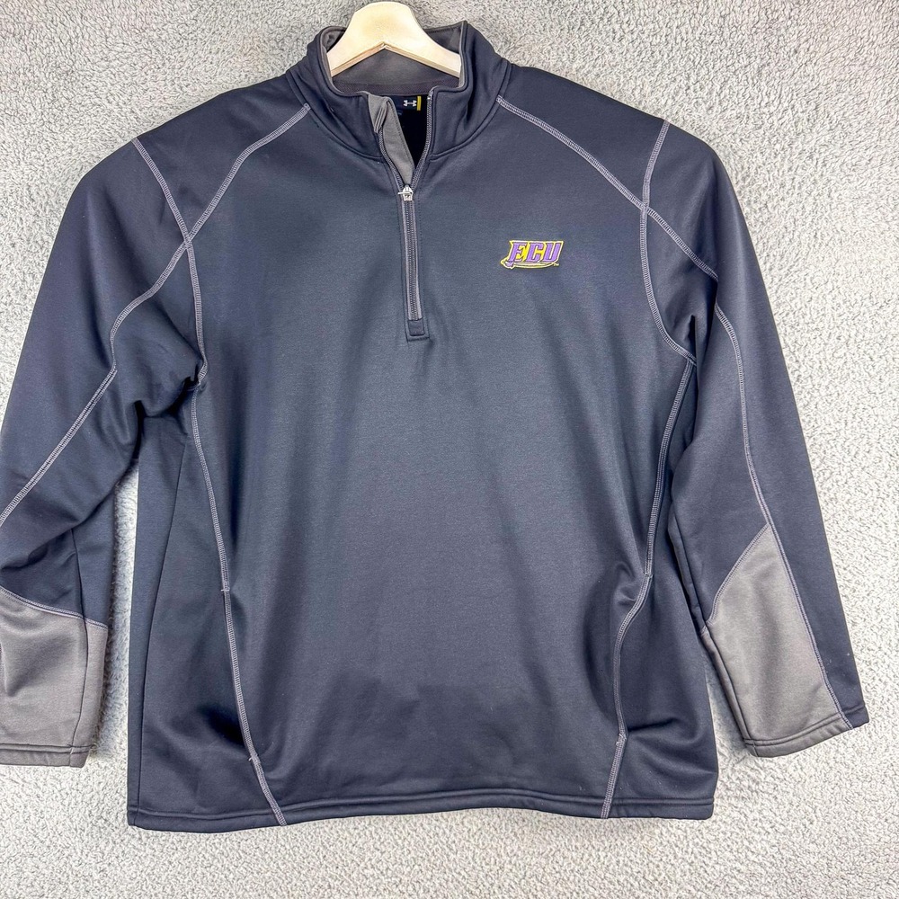 East Carolina Pirates Jacket Mens Large NCAA Football Under Armour Pullover